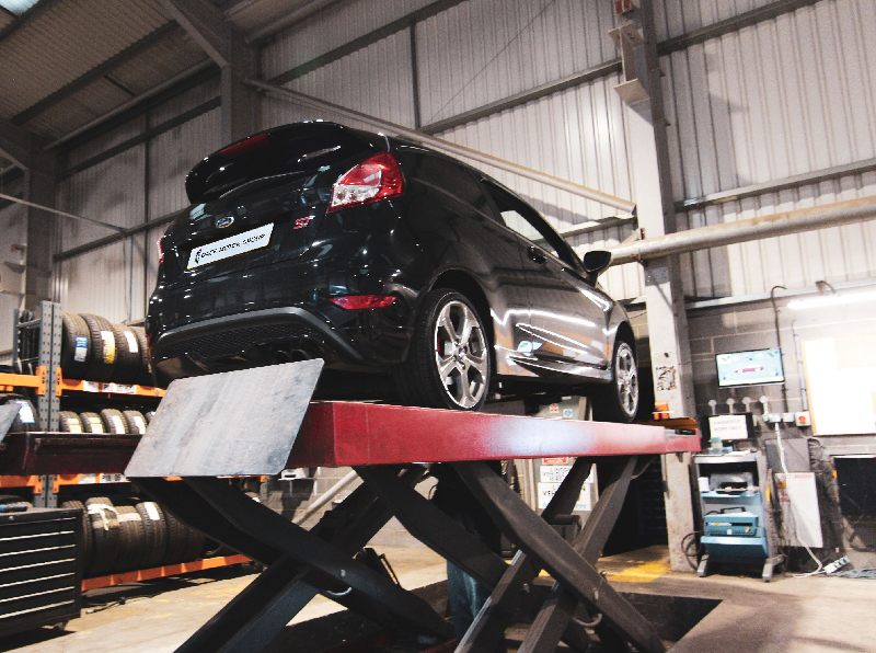 Ford on an MOT ramp