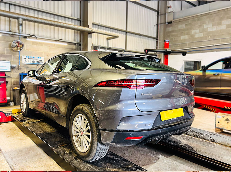 Jaguar i-Pace in for MOT